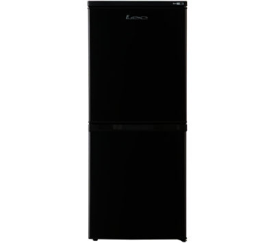 Lec TF5517B Fridge Freezer - Black